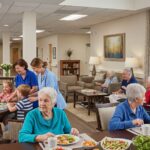 Senior care homes with food and facilities
