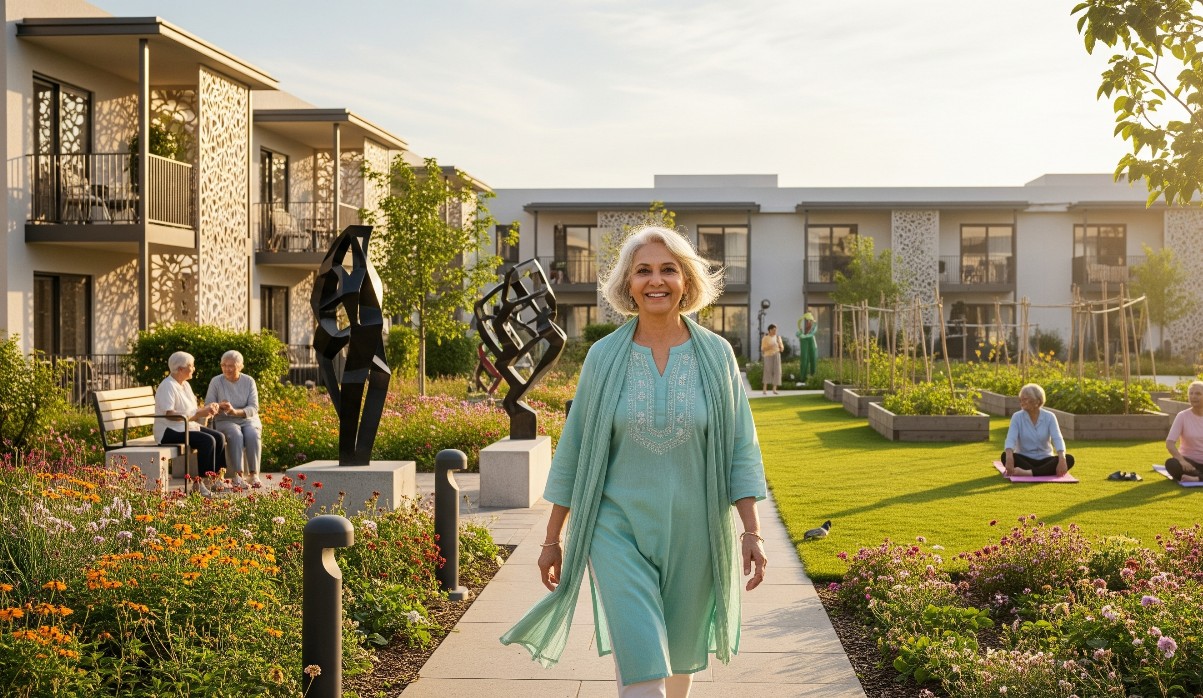Senior care homes with food and facilities